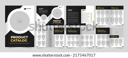 product catalog template design and catalogue design Royalty-Free Stock Photo #2175467017