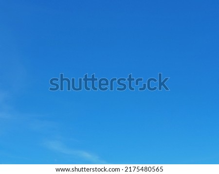 beautiful blue sky in the sky