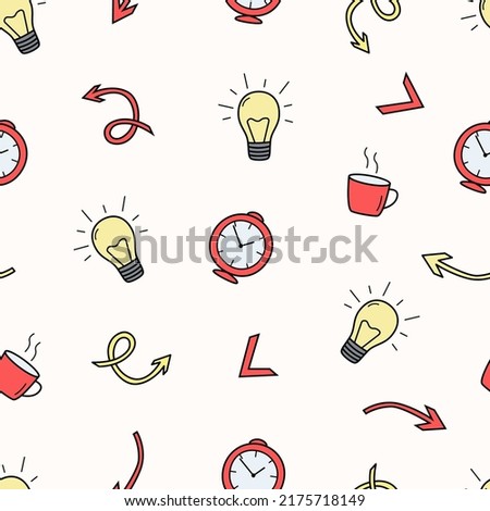 Seamless pattern business concept, background wallpaper finance or economics