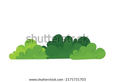 Bush vector icon. Simple flat illustration isolated on white background. Royalty-Free Stock Photo #2175731703