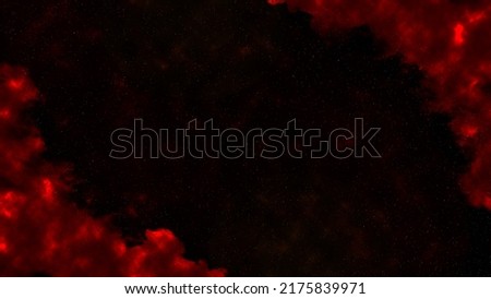 Star particle motion on black background, starlight nebula in galaxy at universe Space background