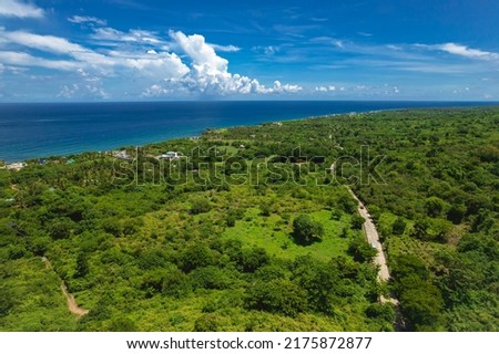 The scenic coast of Bolinao, Pangasinan, Philippines.