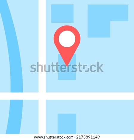 Specified piece of land for sale on the map. Land plot in ownership, sale, rent, purchase Royalty-Free Stock Photo #2175891149