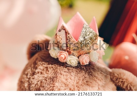 Details decoration celebrate pink beautiful party