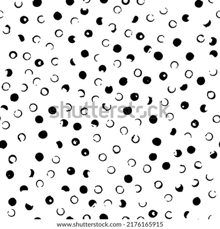 stamped abstract dot vector art 