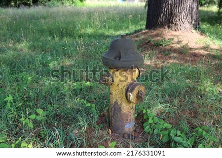 A decaying fire hydrant in Japan.