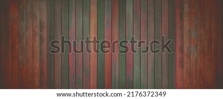 Old wood texture for pattern background. Home, shop and cafe design backdrop. Paint wooden wall and copy space.
