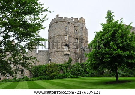 Photo of buildings in Windsor Castle, England