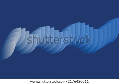 leaf abstract background in dark blue color 