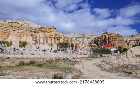 Landscape and Caves of Lomanthang, Upper Mustang