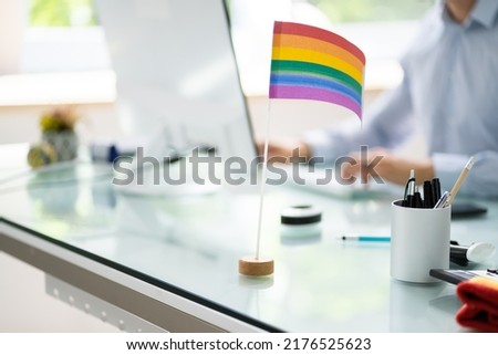 Inclusive Diversity LGBT Colors. Diversity And Inclusion Insurance Royalty-Free Stock Photo #2176525623