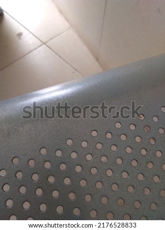 chair with small holes not wood