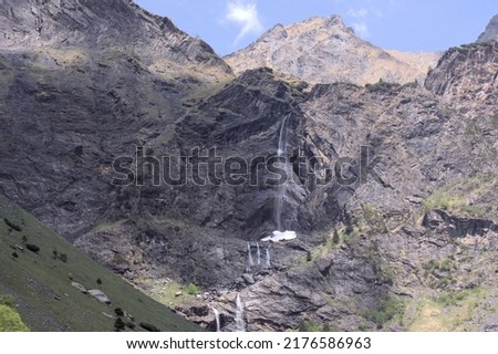 The Serio waterfalls in one of the periods with little water flow, one of the most beautiful spectacles in Northern Italy