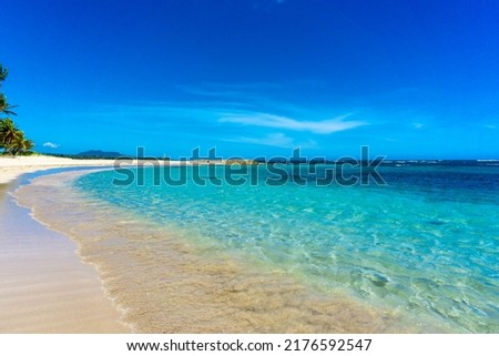 Puerto Plata - Dominican Republic, Beautiful Tropical Beach - July, 2022 Royalty-Free Stock Photo #2176592547
