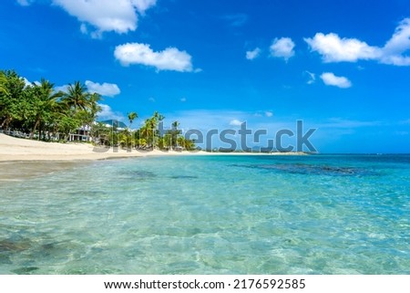 Puerto Plata - Dominican Republic, Beautiful Tropical Beach - July, 2022 Royalty-Free Stock Photo #2176592585