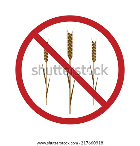Gluten Free Icon for your design. EPS10 vector image.