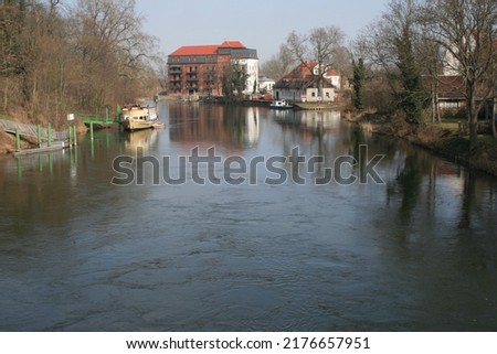 On the banks of the Saale River, Merseburg, Germany