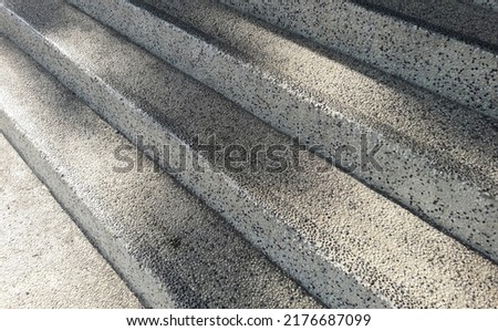 Abstract stairs in black and white, abstract steps, stairs in the city, granite stairs, often stone stairs seen on monuments and landmarks