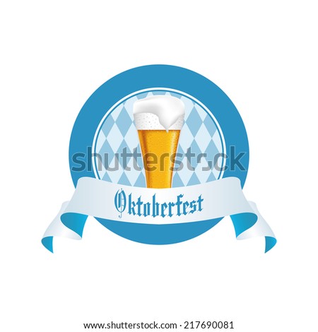 Abstract Oktoberfest background with some special objects