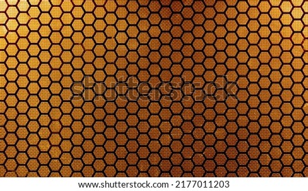 Abstract geometric background hexagon texture orange color  Ideal for use in the design put images and insert text.