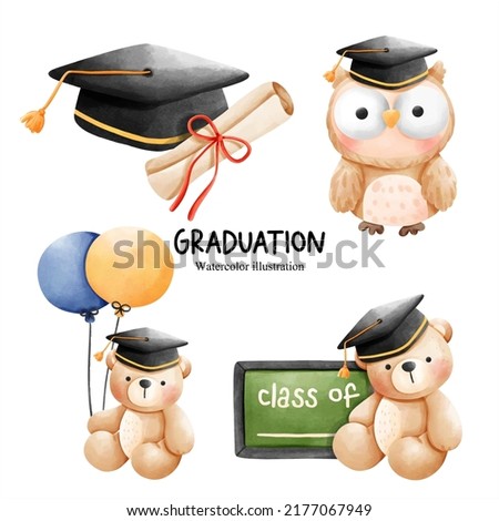 Graduation day. Diploma Vector illustration
