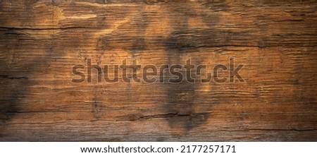 Rectangular photo of the texture of an old tree. Background of cracked wood. Antique tree in the form of a banner.