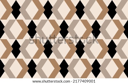 Seamless abstract geometric pattern. Vector Illustration. Royalty-Free Stock Photo #2177409001