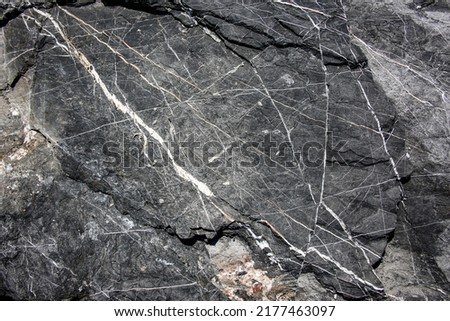 Natural stone with real veins, marble, granite, quartz background and free space