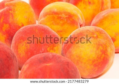juicy peach, fresh urage 2022. grown in Ukraine
 Royalty-Free Stock Photo #2177483279