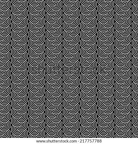 Design seamless monochrome zigzag geometric pattern. Abstract vertical stripy background. Vector art