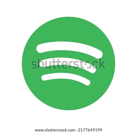 signal music icon internet symbol logo sign isolated social media digital famous green color vector template  Royalty-Free Stock Photo #2177649199