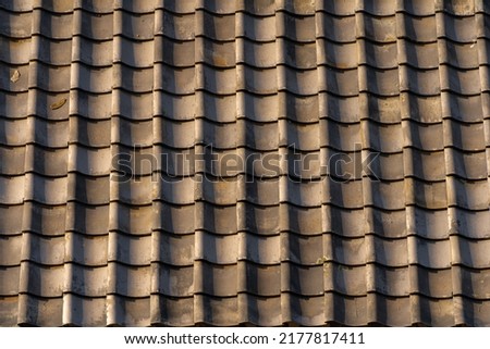 Roof Tile Background in Sunset Web graphics
