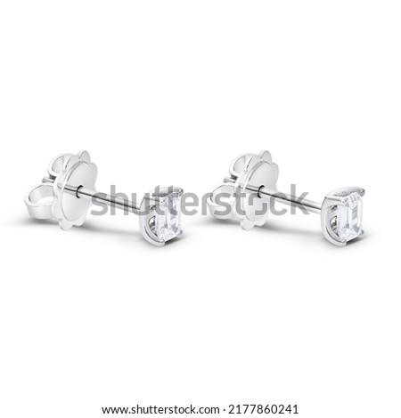 rings bracelets and earrings perfect edited for online shops diamond rings isolated on white background 