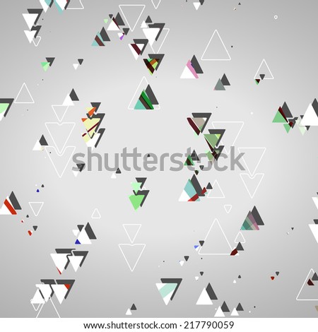 Abstract geometric shapes, dynamic illustration.