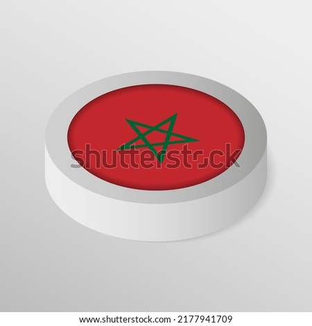 EPS10 Vector Patriotic shield with flag of Morocco. An element of impact for the use you want to make of it.