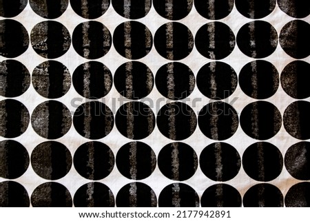 Abstract decoration, black and white