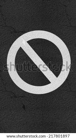 Stop sign asphalt highway road texture with markings background
