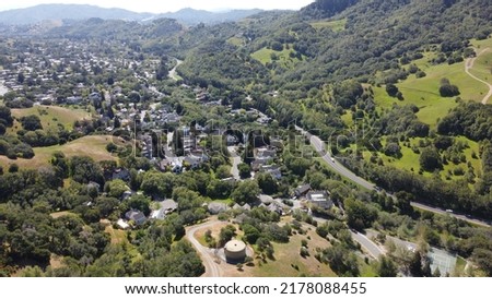 Lucas Valley Hills and Trees Marin County Royalty-Free Stock Photo #2178088455