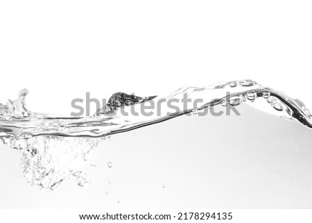 The picture of clear water without color looks refreshing.