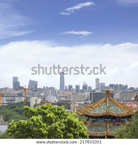 City panorama Beijing 