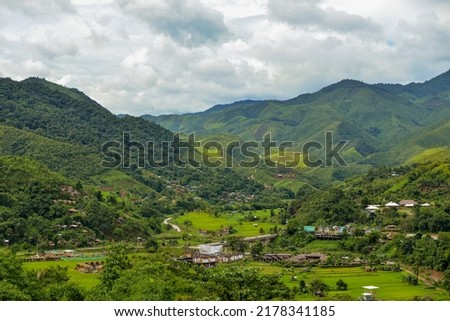 Sapan Village, Nan Province, a tourist attraction with a village in the middle of the valley in the middle of nature
Nan Thailand Royalty-Free Stock Photo #2178341185