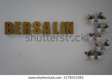 BERSALIN MEAN TOO CHANGE, ALSO ITS MEAN TO GIVE A BORN BABY, A PLACE WHERE A DOCTORS HELP PATIENT TO GIVE BIRTH. ITS ALSO A FLOWERS DECORATIVE IN THE WALL