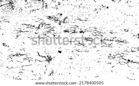 Scratched and Cracked Grunge Urban Background Texture Vector. Dust Overlay Distress Grainy Grungy Effect. Distressed Backdrop Vector Illustration. Isolated Black on White Background. EPS 10.