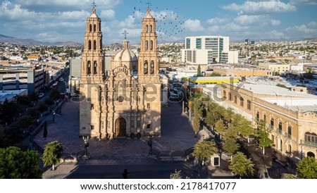 Town square at Chihuahua city Royalty-Free Stock Photo #2178417077