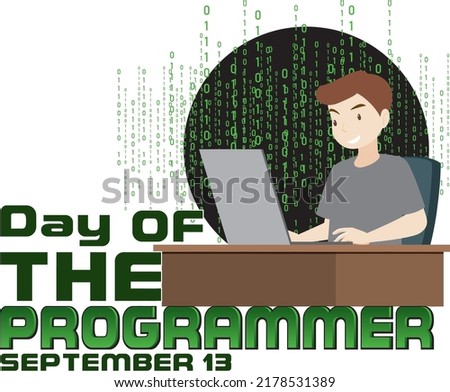 Programmers' Day Banner Design illustration