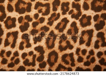 image of leopard textile background 