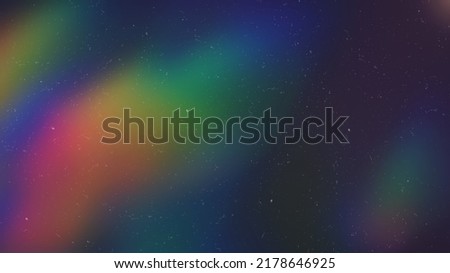 Vintage Dusted Color Holographic Abstract Multicolored Background Photo Overlay, Screen Mode for Retro Looking, Rainbow Light Leaks Prism Colors, Trend Design Creative Defocused Effect, Blurred Glow  Royalty-Free Stock Photo #2178646925