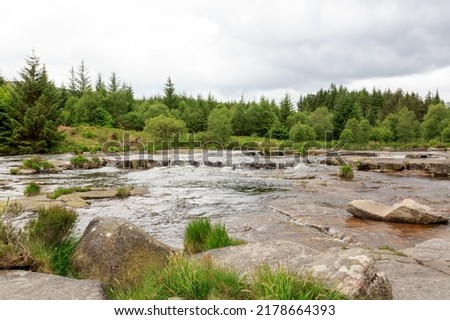 location known as the Otter pools on the River Dee beside the Raiders road in Dumfries and Galloway Scotland