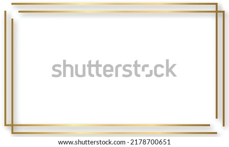 gold Frame border line page vector vintage simple
 Royalty-Free Stock Photo #2178700651