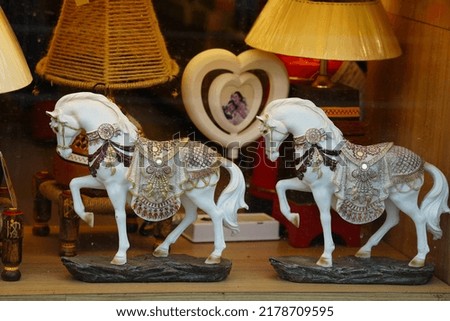 artificial horse made by hand